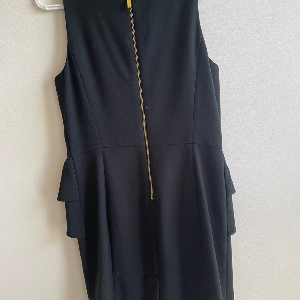 Michael Kors Black Peplum Sheath Mini Dress - Picture 12 of 14